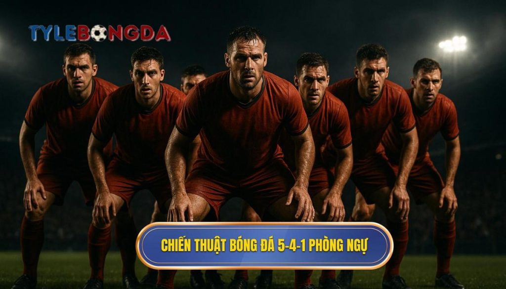 Chiến thuật bóng đá 5-4-1 phòng ngự