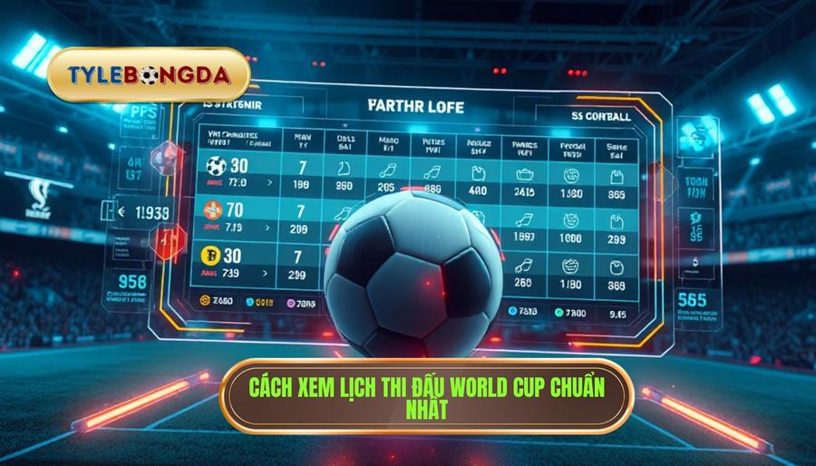 3. Cách xem lịch thi đấu World Cup chuẩn nhất