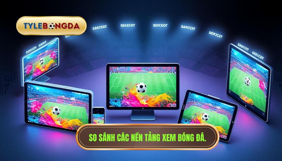 3. So sánh các nền tảng xem bóng đá.